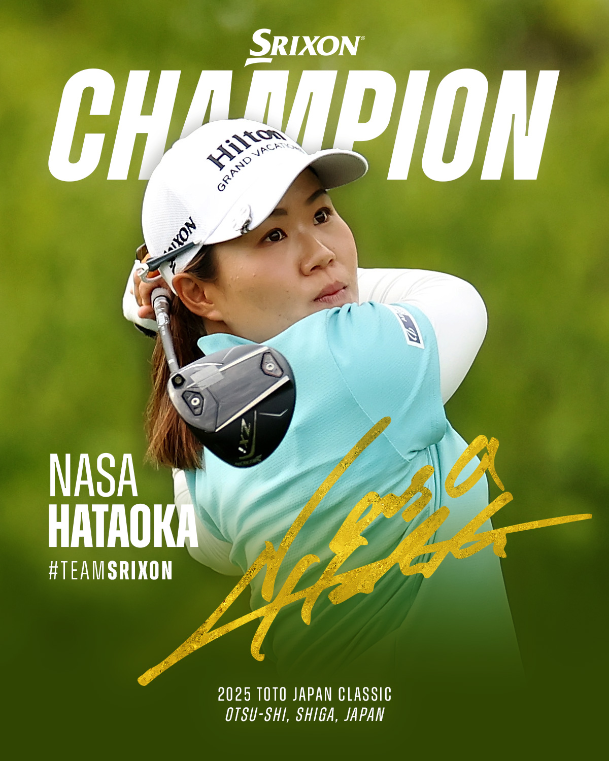 Srixon | Cleveland Golf: Nasa Hataoka wins Toto Japan Classic