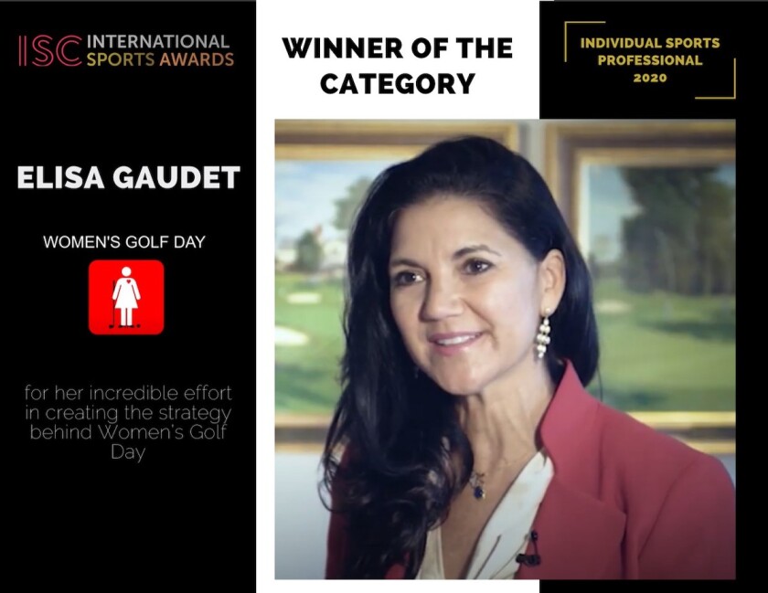 Elisa Gaudet ISC International Sports Award 2020