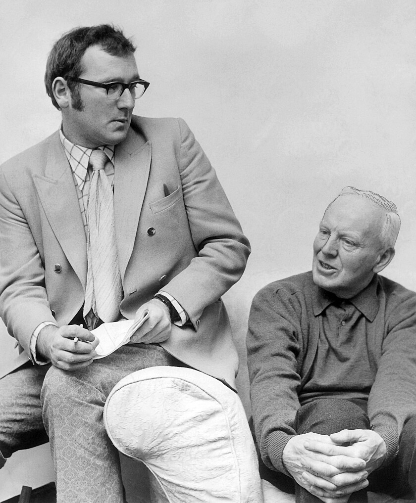 Pat Ruddy and Eddie Hackett