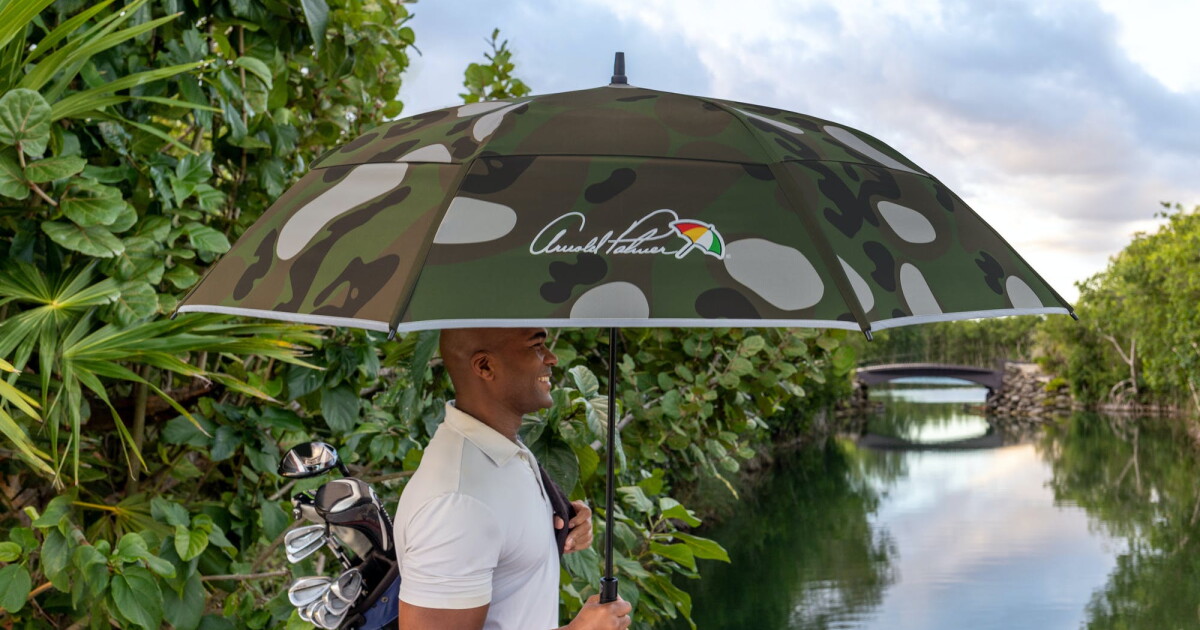 9 ft arnold palmer patio umbrella Golf the main issue with the umbrella was its compatibility with some golf umbrella holders Iconic. Celebrating Arnold Palmer and