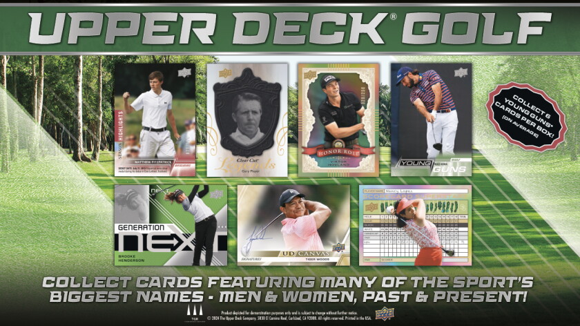 Upper Deck returns to the golf trading card mix Upper Deck returns to the golf trading card mix
