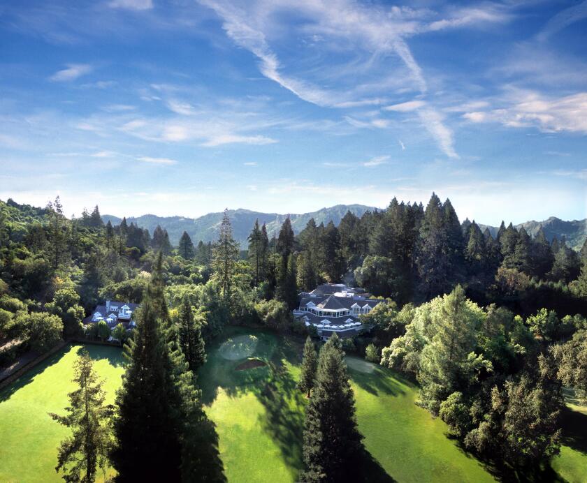 Meadowood Golf Course aerial