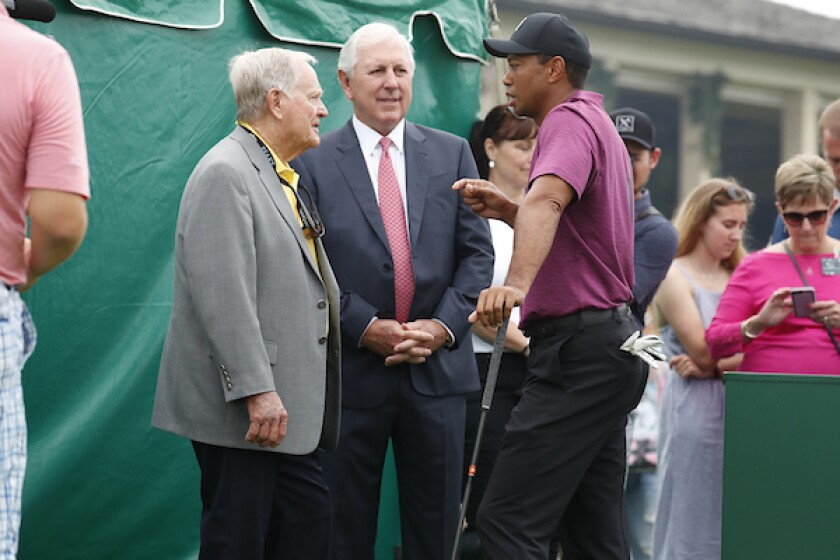 Tiger Woods, Jack Nicklaus, Hale Irwin