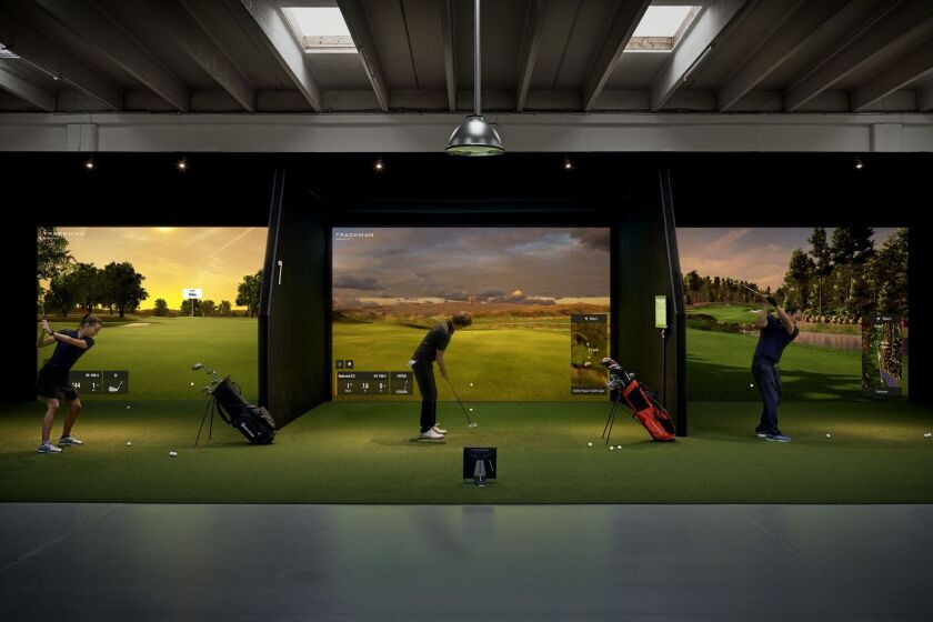 TrackMan simulator