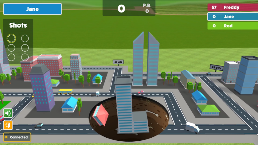 Awesome Golf Get in the Hole game