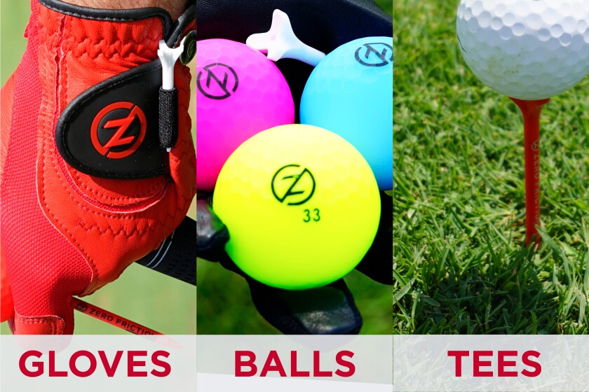 Zero Friction: Gloves, Balls and Tees