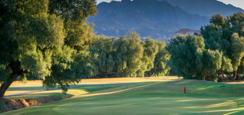 Furnace Creek Golf Course at Death Valley