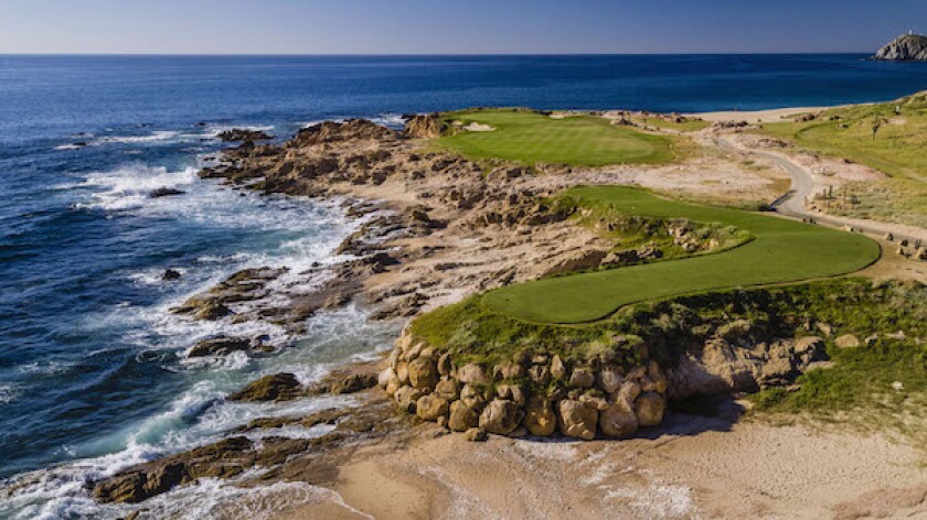 The 6th hole at Cabo del Sol