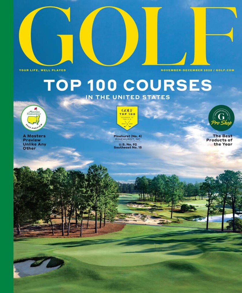 Golf Magazine Top 100 issue 2020