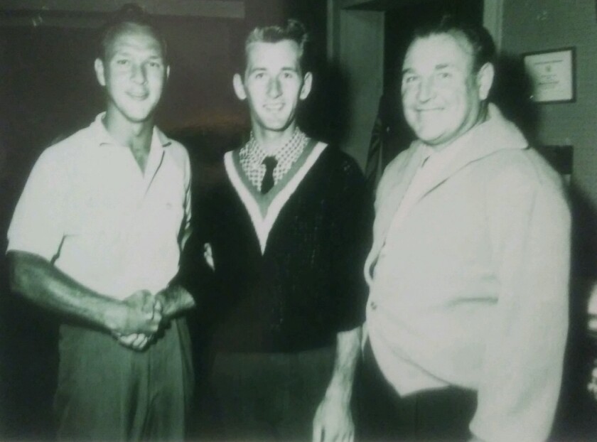 Arnold Palmer, Vince Yanovitch and Harry Obitz