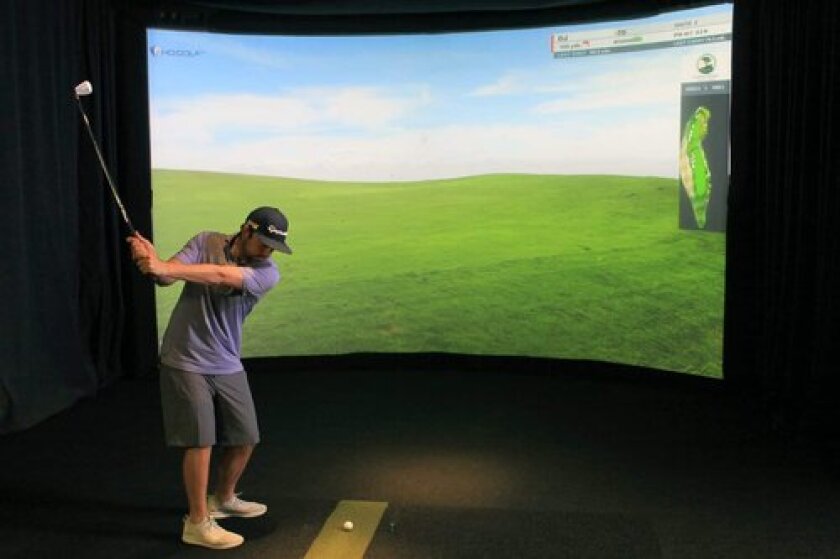 HD Golf Simulator at Greystone Golf Club in Sauk Centre Minnesota