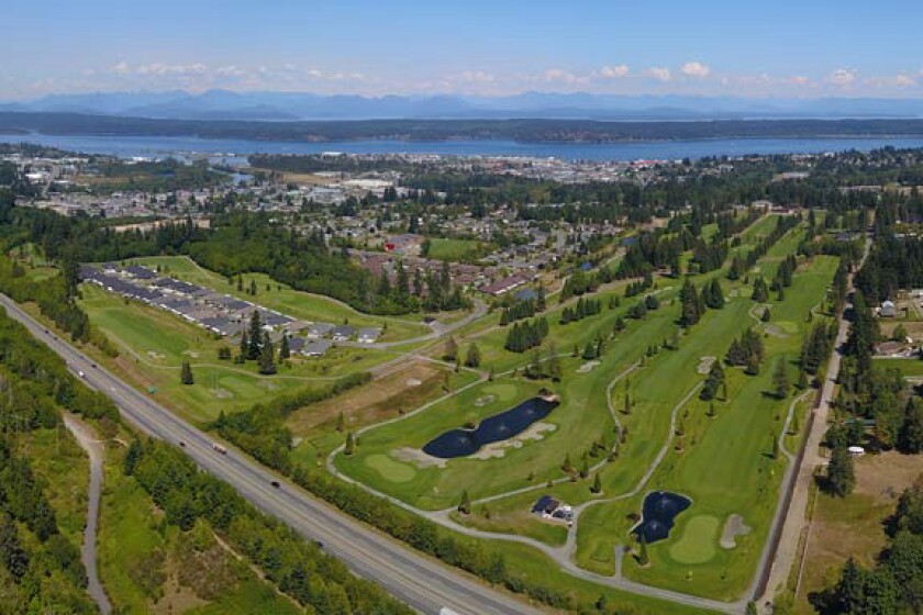 Campbell River Golf and Country Club, aerial view