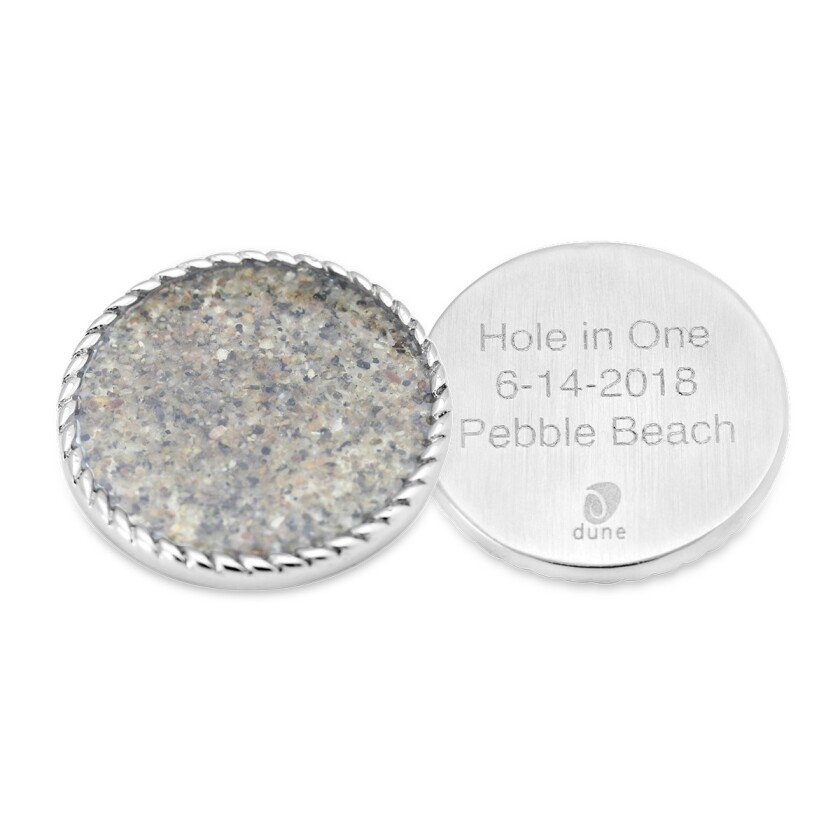 Dune Jewelry Golf ball marker front and back.jpg