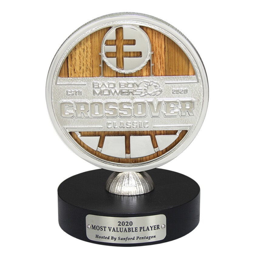 2020 Crossover Classic trophy by Malcolm DeMille
