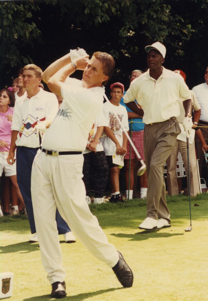 Phil Mickelson, Michael Jordan