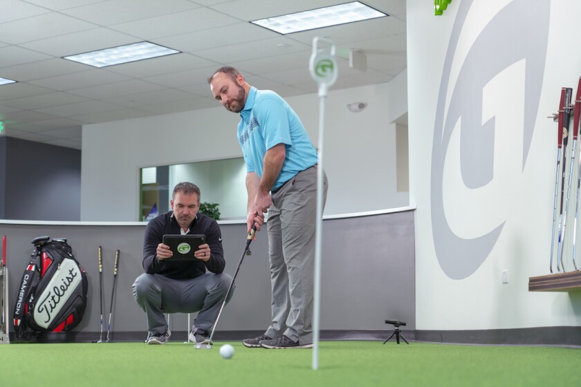 Golftec putter fitting
