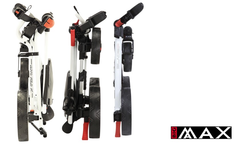 Big Max push carts fold flat