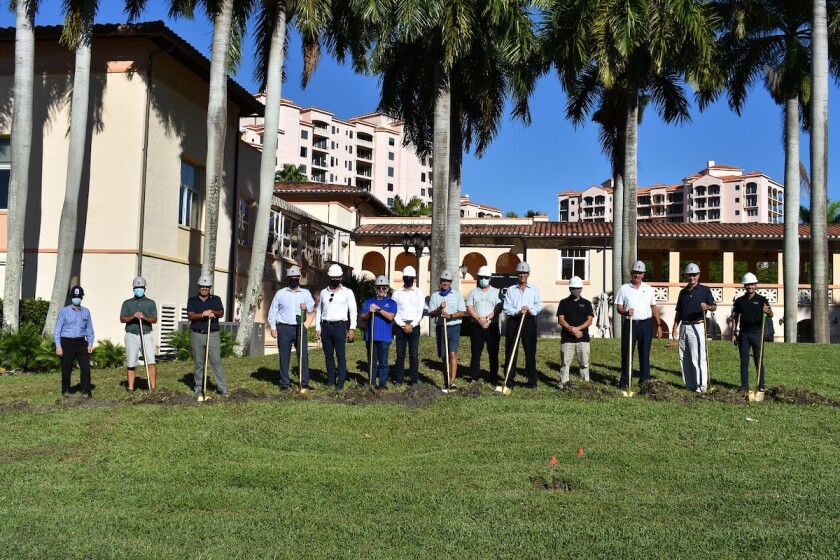 Deering Bay amenity improvement ground breaking