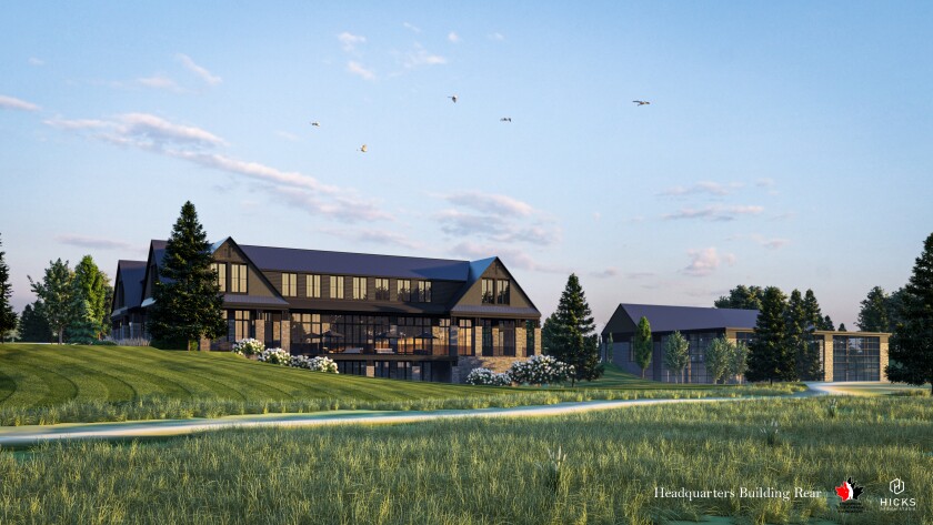 Golf Canada HQ rear rendering