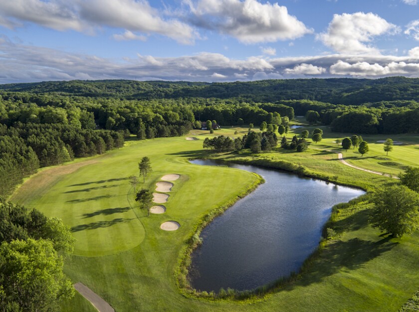 13th hole, Boyne Highlands Ross Course