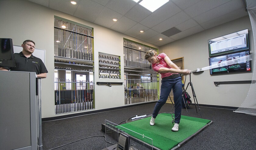 Golftec Club Fitting Scene