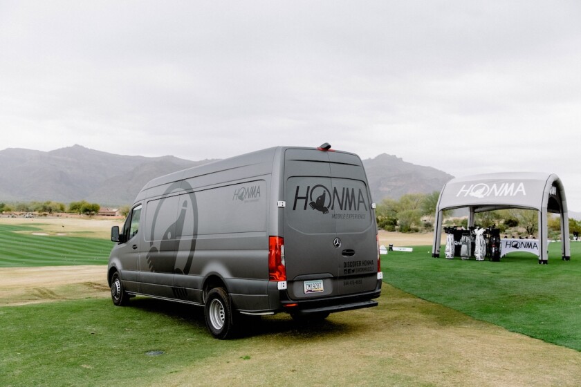 Honma Mobile Experience club fitting
