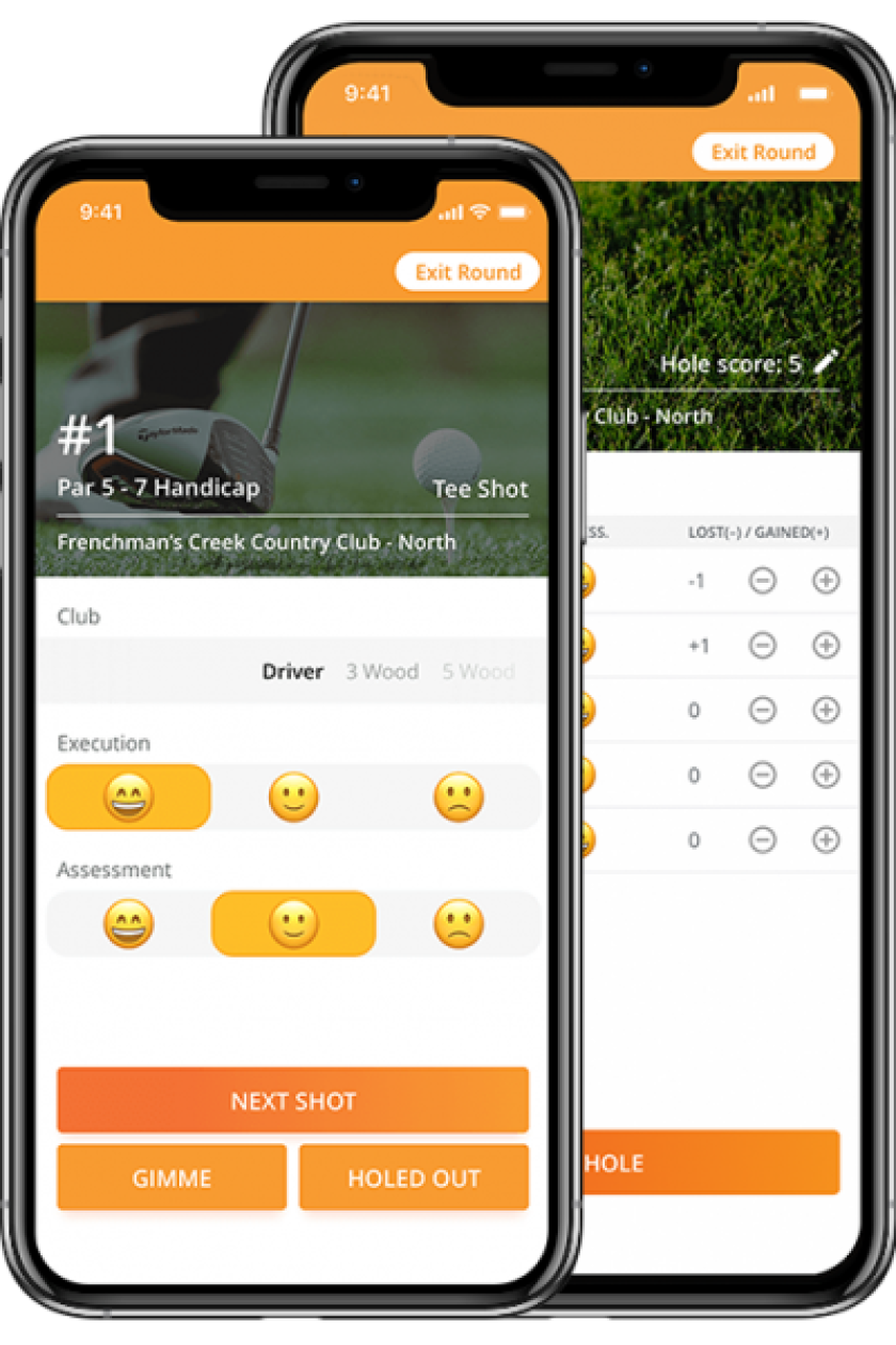 MindTRAK Golf app