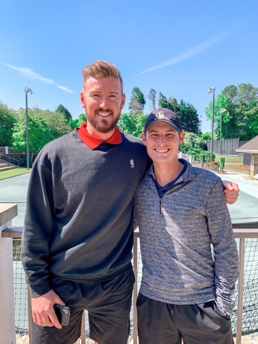 Standard Club Director of Tennis Stewart Crerar and new Head Pro Michael Holder.jpg