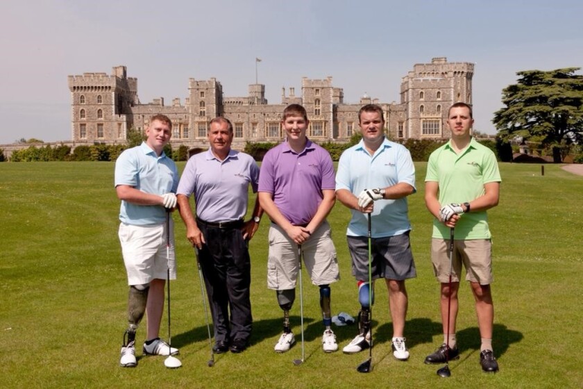 On Course Foundation -- John Simpson with Amputees Photo No.. 1.jpg
