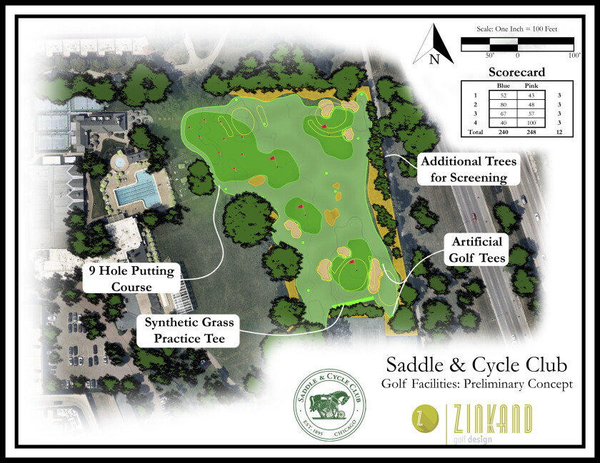 Saddle Ridge Golf Course Layout Zinkand Golf Design: Completes short course at Saddle & Cycle Club
