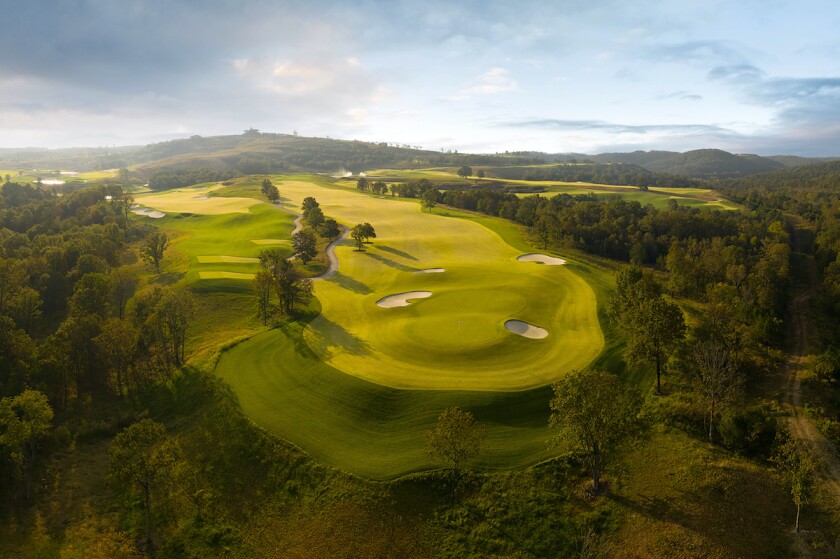 Payne's Valley Golf Course holes 4 and 5