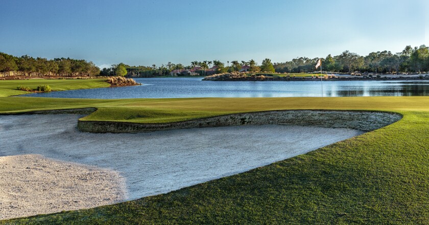 Tiburon Golf Club Gold Course in Naples, Fla.