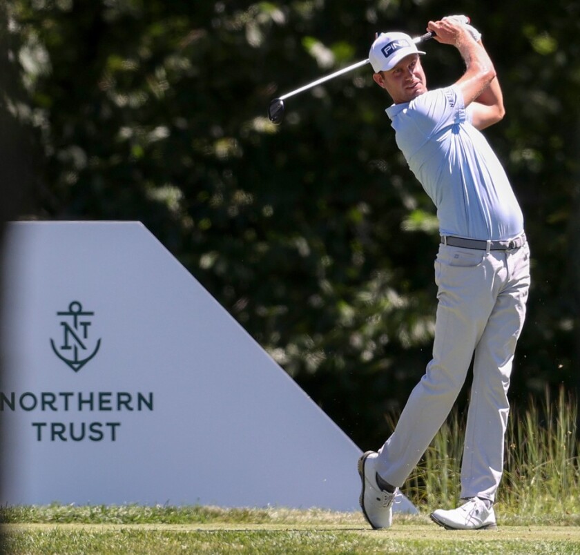 Runner-up Harris English at 2020 Northern Trust