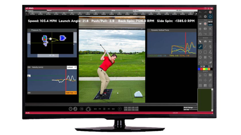 V1 Pro Flightscope data