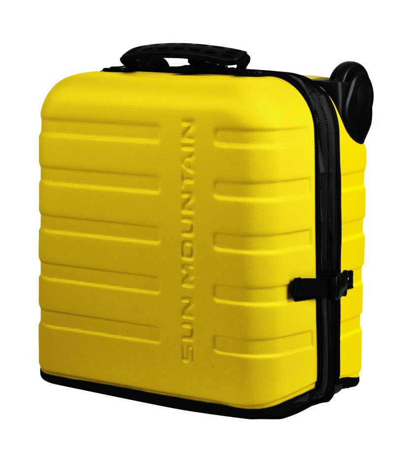 Sun Mountain Kube golf bag travel cover closed