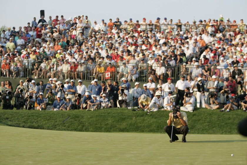 Phil Mickelson on 72nd hole at 2006 U.S. Open