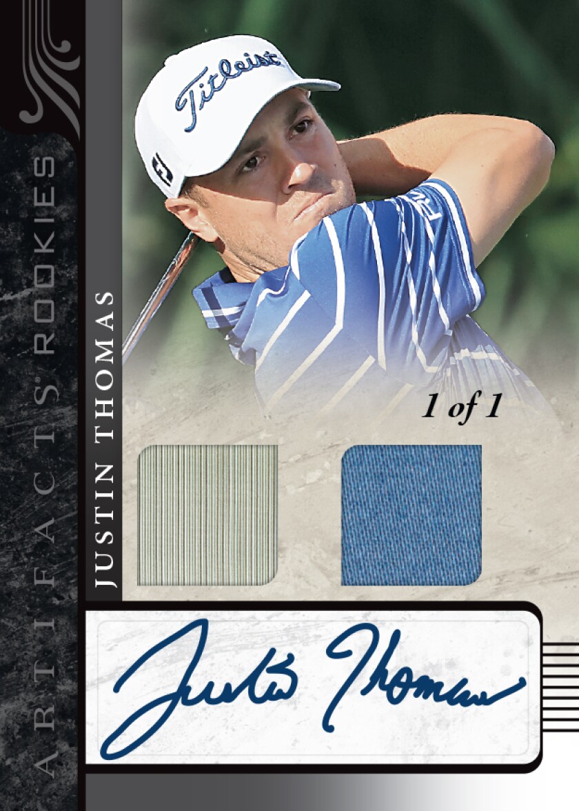 Upper Deck Justin Thomas trading card
