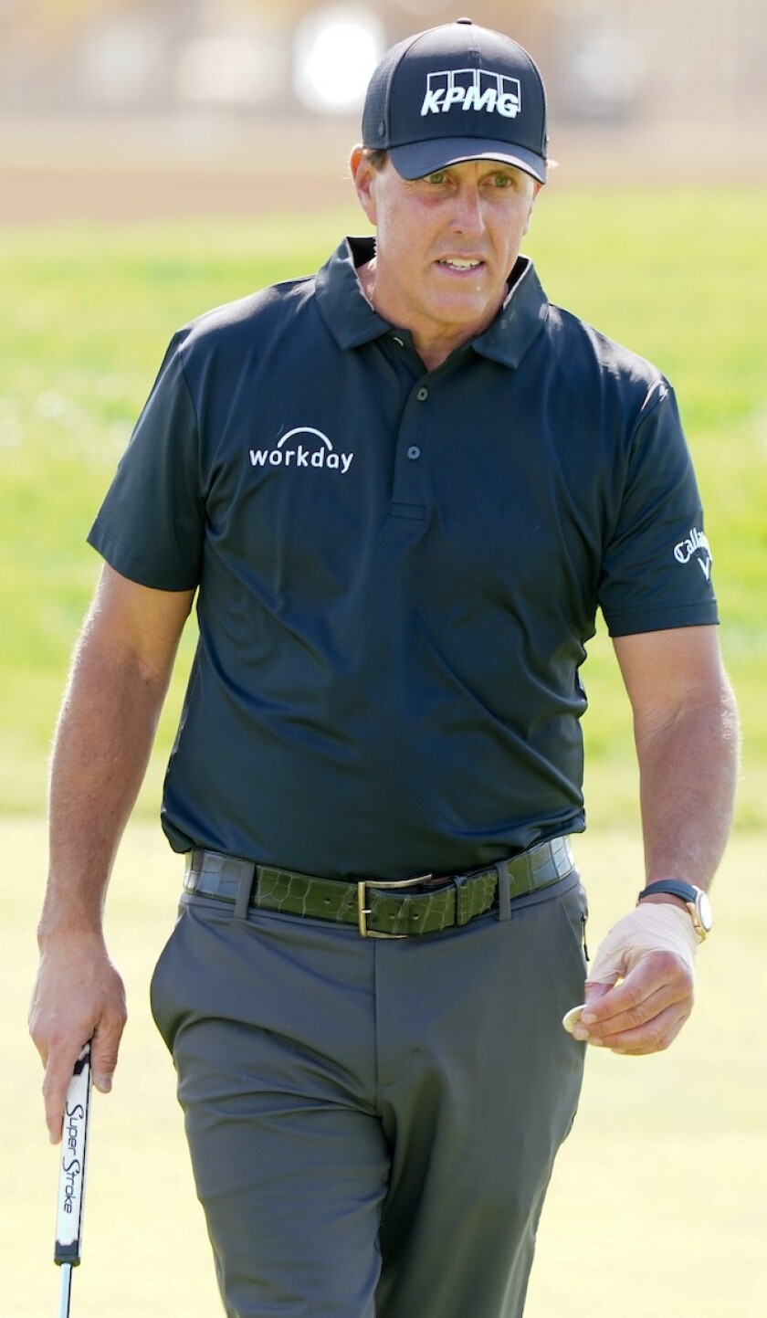 Phil Mickelson at 2020 Saudi International