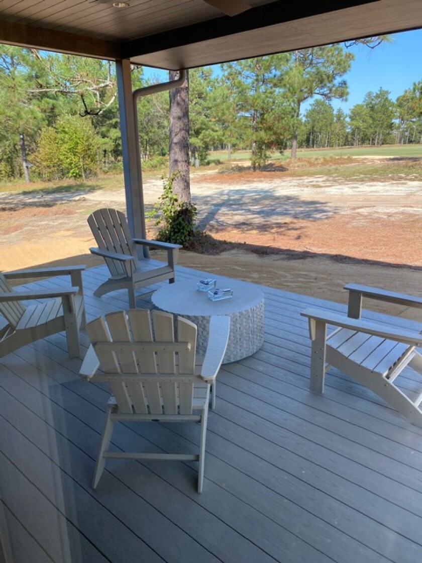 Dormie Club cottage porch
