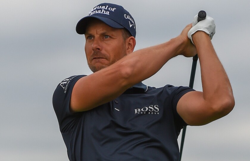 Henrik Stenson Golfing
