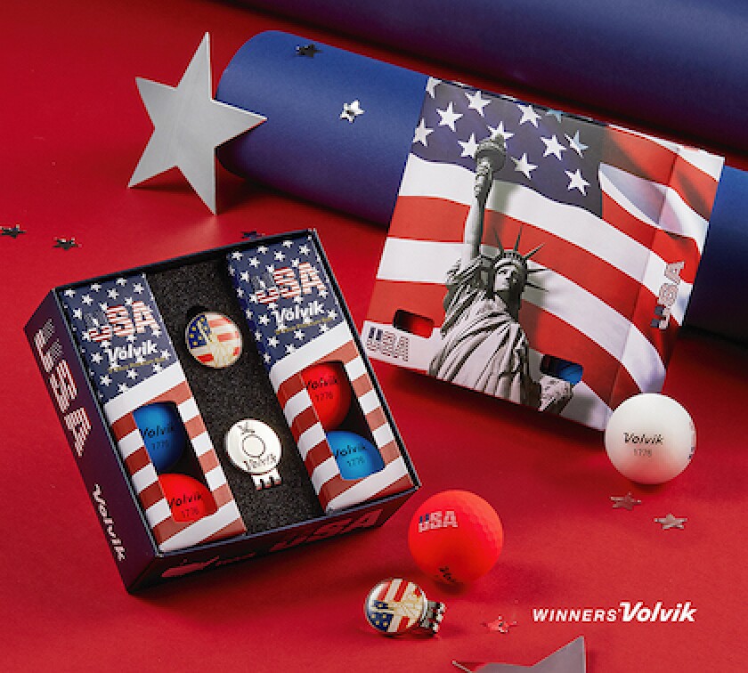 Volvik Vivid USA 6-Ball Pack