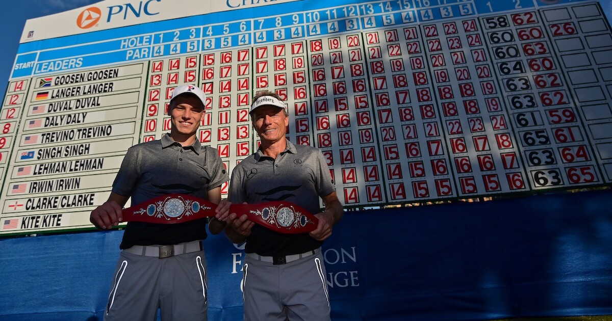 Bernhard Langer And Son Add Another Belt To Family Collection