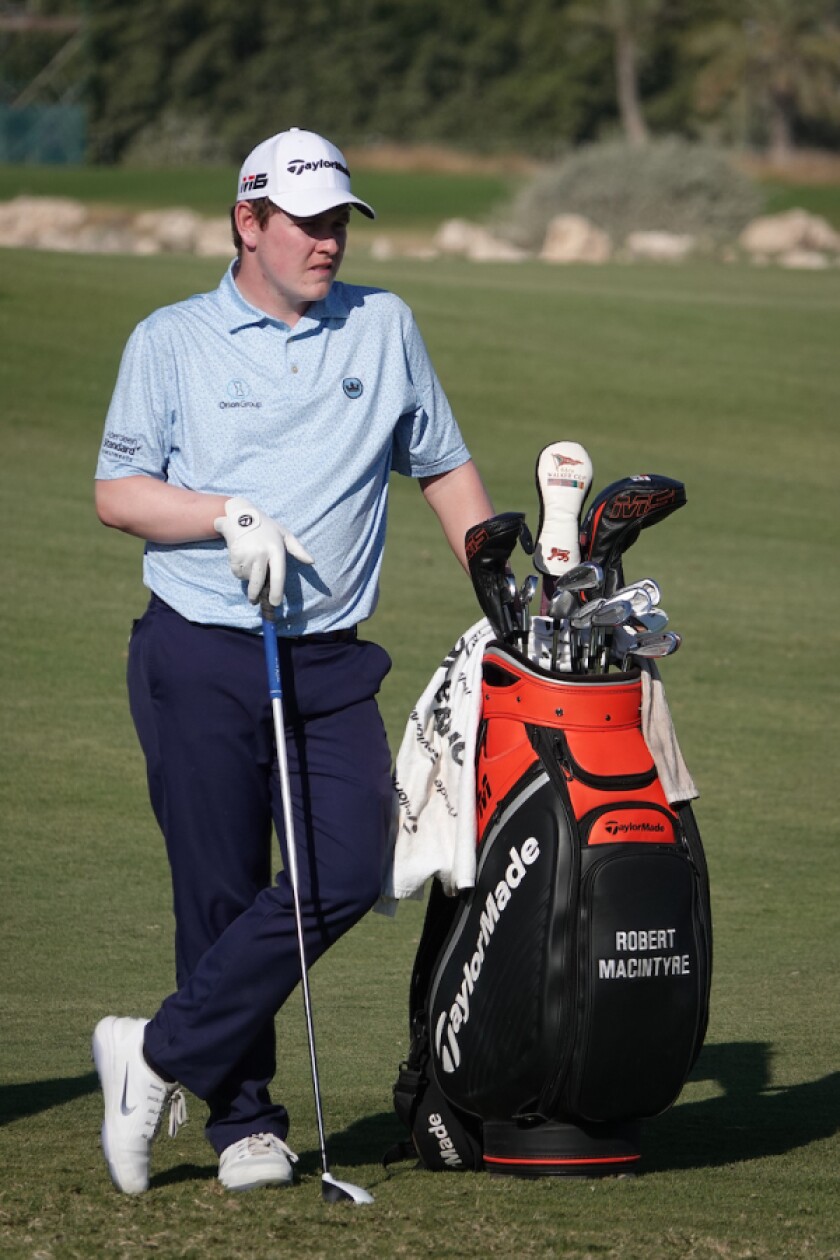 Scotland’s Robert MacIntyre, European Tour