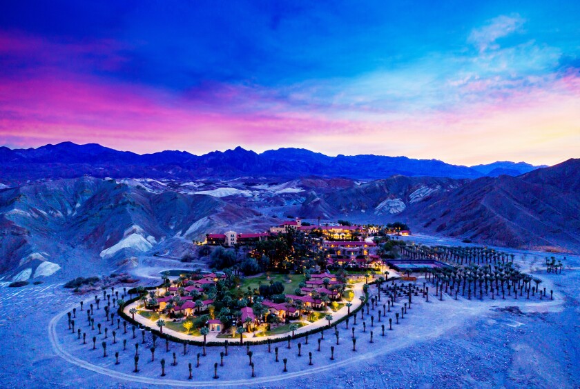The Inn at Death Valley aerial view