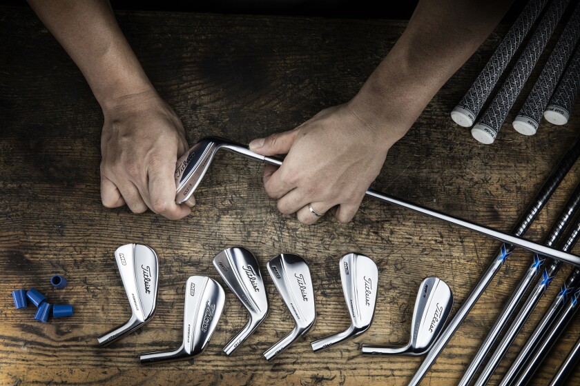 Titleist iron build