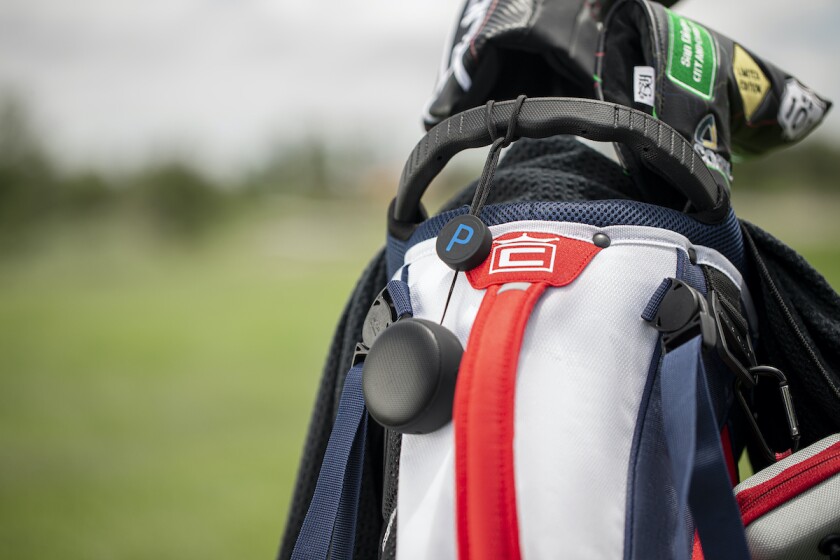 Puma Golf's PopTop Mini speaker