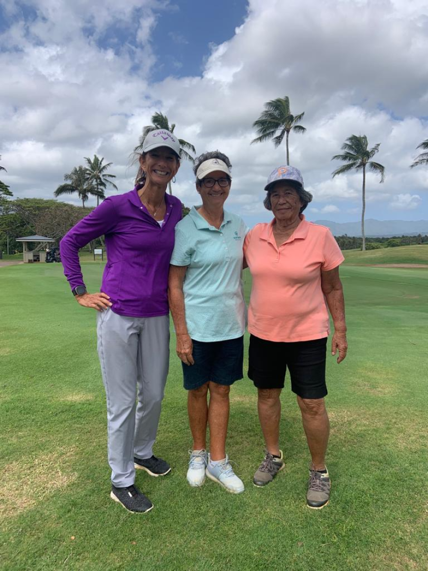 Kellie Hines (left), Lorraine Jimenez (center) and Billie Perreira (right) at the Ocean Course at Hokuala.png
