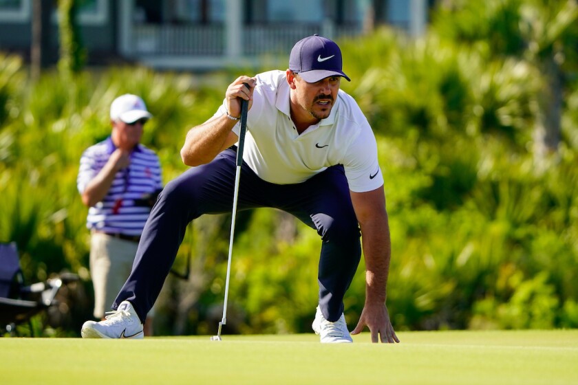 Brooks Koepka in 2nd round of 2021 PGA Championship