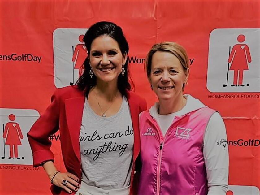 Elisa Gaudet and Annika Sorenstam
