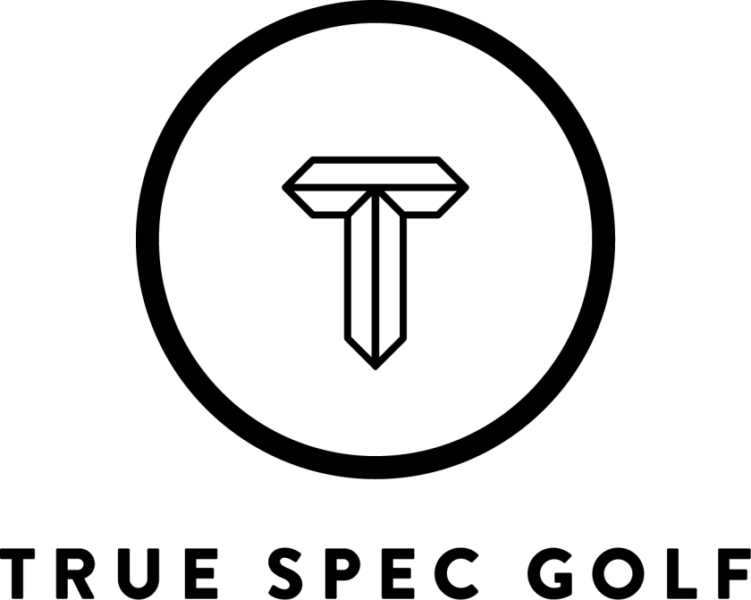 True Spec Golf logo stacked